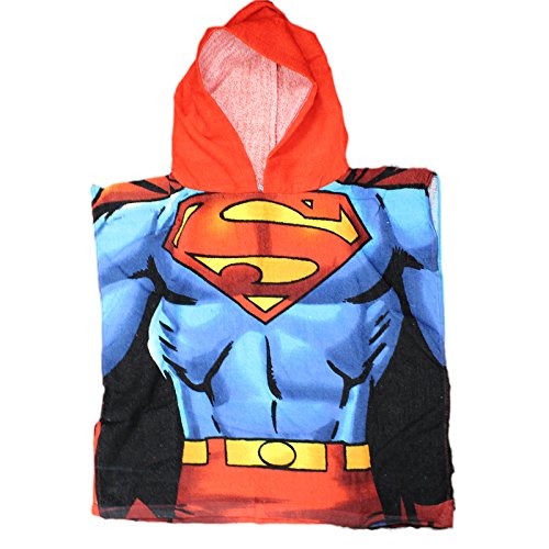 Superman dc comics boys children s hooded bath towel po…