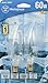 Westinghouse 4027 60-Watt, B10 Decorative Ceiling Fan Bulb, Candelabra Base, Clear - 6 Pack
