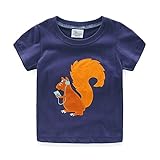 【SEBLES】ベビー 赤ちゃん キッズ 男の子 女の子 ユニセックス 半袖 Tシャツ プリント カラフル キャラクター ロゴ 春 夏 ラウンドネック コットン 綿(タイプR,90cm)