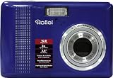 Rollei Compactline 130 Digitalkamera (10 Megapixel, 3-fach opt. Zoom, 6,4 cm (2,5 Zoll) Display) blau - 