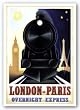 London-Paris Overnight Express by Steve Forney 32"x22" Art Print Poster