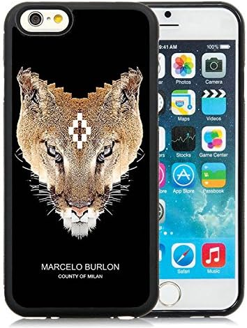 iPhone 6 Case,Marcelo Burlon 13 Black iPhone 6S 4.7 Inches Shell Case,TPU Cover