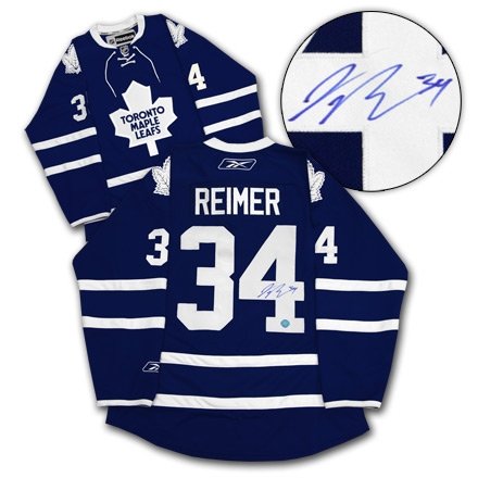 James Reimer Toronto Maple Leafs Autographed/Hand Signed Jersey