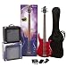 Cruiser CSR-12 Bass Guitar outfit - Blue