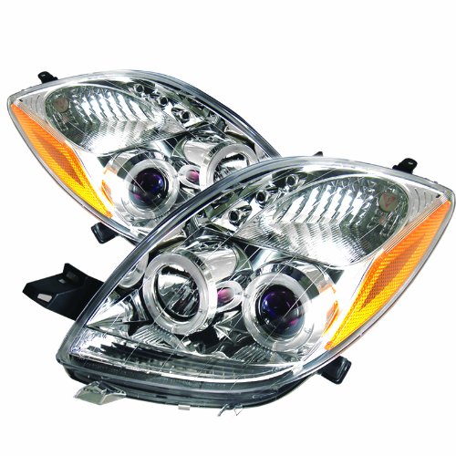 Spyder Auto Toyota Yaris Chrome Halogen Projector Headlight