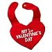 Os One Size Carter's Baby Bib My 1st Valentine's Day 676640