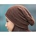 LOCOMO Women Girl Triangle Pattern Slouchy Knit Beret Beanie Crochet Rib Hat Cap Warm FAF028*FBA