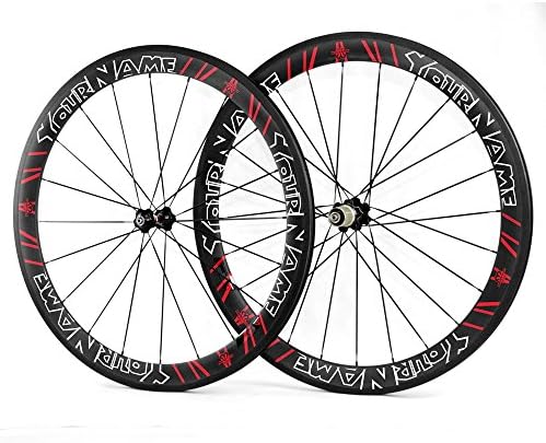 mostoor Carbon Bicycle Wheels Road Bike Tubular Wheelsets Personalized 11 Speed 700C 50mm for Shimano
