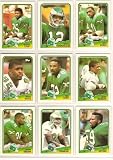 Philadelphia Eagles 1988 Topps Football Team Set (Randall Cunningham) (Reggie White) (Clyde Simmons Rookie) (Jerome Brown Rookie) (Anthony Toney Rookie) (Keith Byars) (Mike Quick)