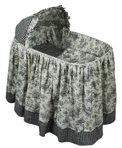 Etoile Black Bassinet Cover Set
