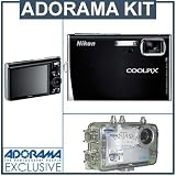 Fantasea FS-51 Underwater Camera Housing / Camera Kit with Nikon Coolpix S52c Digital Camera - Midnight Black