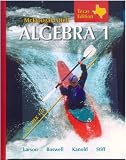  : Mcdougal Littell Algebra 1 Texas 2007 Complete Kit NEW