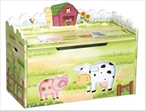 Guidecraft Little Farmhouse Toy Box