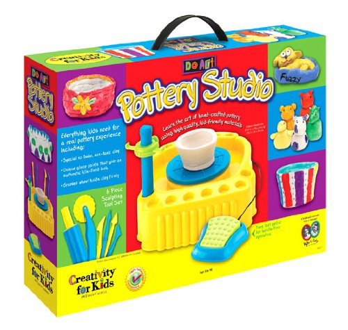 Childrens Toyshop  Toys : Pottery Wheel Set Is Ideal For Teaching Children The Art And History Of Hand Sculpted Pottery!