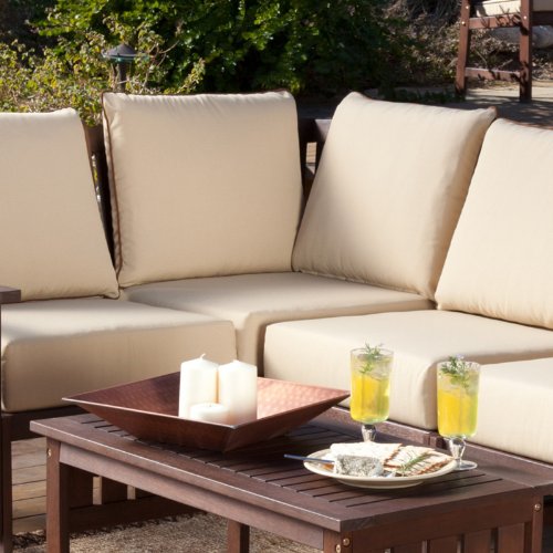 Cabos Sectional Corner Chair Size-Color - 24W x 34D x 34H in. - Shalira Berry