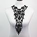 Yontree Neckline Collar Venise Lace Applique Black