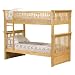 Colorado Twin/Twin Bunk Bed - Natural Maple