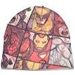 Marvel Comics Heroes Comic Strip Knit Beanie Hat (Wolverine, Iron Man, Captain America, Spider-man)