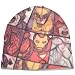 Marvel Comics Heroes Comic Strip Knit Beanie Hat (Wolverine, Iron Man, Captain America, Spider-man)