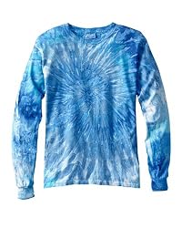 5.4 oz., 100% Cotton Long-Sleeve Tie-Dyed T-Shirt