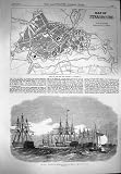 1870 の計画都市要塞ストラスブールはハンブルクエルベ川を出荷します