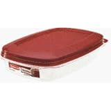 Click here to buy Rubbermaid Durable 11-1/2-Cup Rectangular Container with Lid by Rubbermaid Food Products.