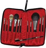 Silk Pro 12 Piece Professional Travel Cosmetic Brush Set