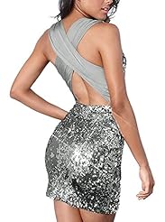 Sexy Sequined Fitted Short Bodycon Dress/Club Dress 