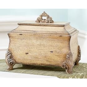 Pack of 2 Regal Vintage-Style Decorative Wooden Boxes by CC Home Furnishings