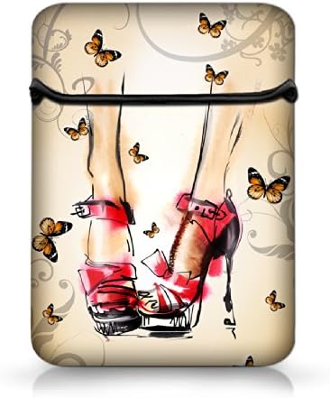 NEW Fashion Red Heels 11.6" 12" 12.1" Mini Soft Neoprene Laptop Bag Flip Sleeve Case Netbook Flip Cover Pouch For Samsung Google 11.6" Chromebook Tablet PC/Alienware M11x, Macbook Air, HP ,Acer/Dell Latitude D420, D430, IM12 HP Elitebook/ Samsung ATIV Smart PC PRO 700T Tablet/Acer Aspire One,new 11.6 Macbook Air / Lenovo ThinkPad X220 X220i / Sony Laptop