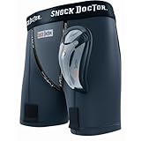Shock Doctor Boy's Black Core Hockey Jock w/Red and White BioFlex Cup