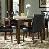 Achillea Faux Marble Dining Homelegance Furniture