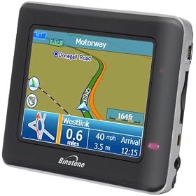 Binatone Carrera X350 WE Satellite Navigation System With European Mapping