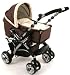 Haberkorn Kinderwagen EASY Kombiwagen Shopper Lenkr&auml;der braun Creme