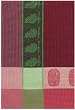 Waffle Weave 100% Cotton Wine Barrel Flamingo Pink Dishtowel 18" X 28" Set / 6