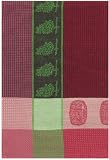 Waffle Weave 100% Cotton Wine Barrel Flamingo Pink Dishtowel 18 X 28 Set / 6