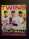 Joe Nathan & Brad Radke Minnesota Twins Autographed 2005 Twins Magazine