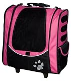 Pet Gear I-GO2 Escort Roller Backpack, Pink