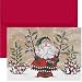 Santa With Candycanes Christmas Cards
