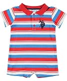 U.S. Polo Assn. "Rockville" Romper (Sizes 0M - 9M)