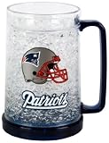 New England Patriot 16oz Crystal Freezer Mug