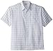 Haggar Men's Big and Tall Ss Microfiber B/t-Bright White