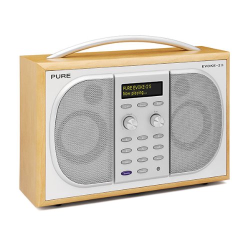 Childrens Toyshop  Electronics : Pure EVOKE2S-MAPLE Pure 2S Luxury Portable Stereo DAB & FM Radio in Maple