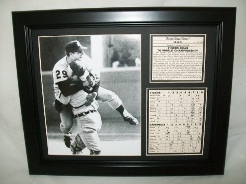 11x14 Framed & Matted 1968 Detroit Tigers World Series Champs Photo !! - Framed MLB Photos, Plaques, and Collages