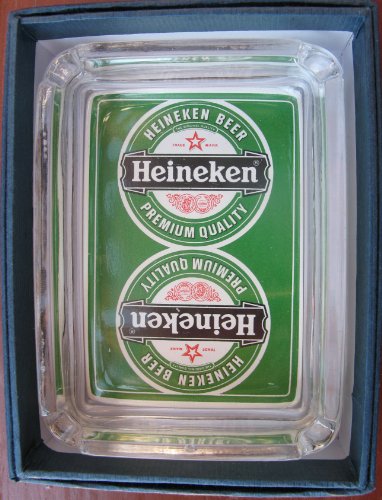 Detail image Heineken Beer Card & Glass Ashtray , Ring or Key Tray NEW in Box