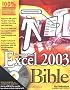 Excel 2003 Bible