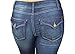 Alfa Global Women's Regular to Plus Size Boot Cut Stretch Denim Washed Pants