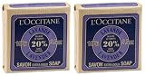 L`Occitane - Shea Butter Lavender Extra Gentle Soap Verbena (Set of 2)