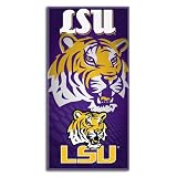 Louisiana State LSU Tigers NCAA Emblem Fiber Reactive Beach Towel