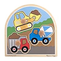 Melissa & Doug Construction Site Jumbo Knob Puzzle